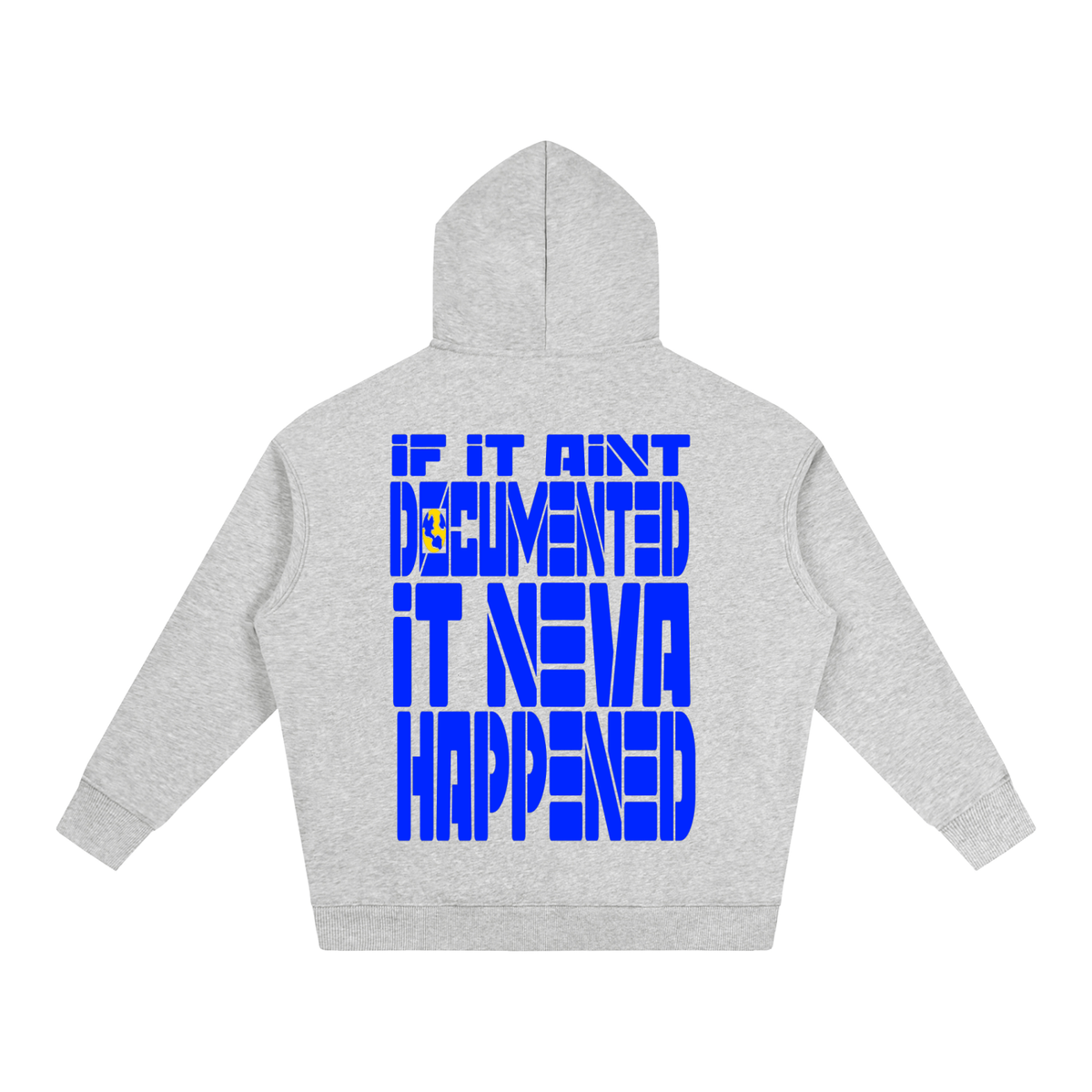 Carolina To The World Oversize Fleeced Hoodie (Blue/Gold)