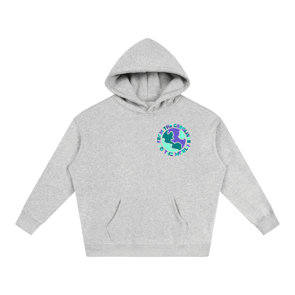Carolina To The World Oversize Fleeced Hoodie (Buzz City)