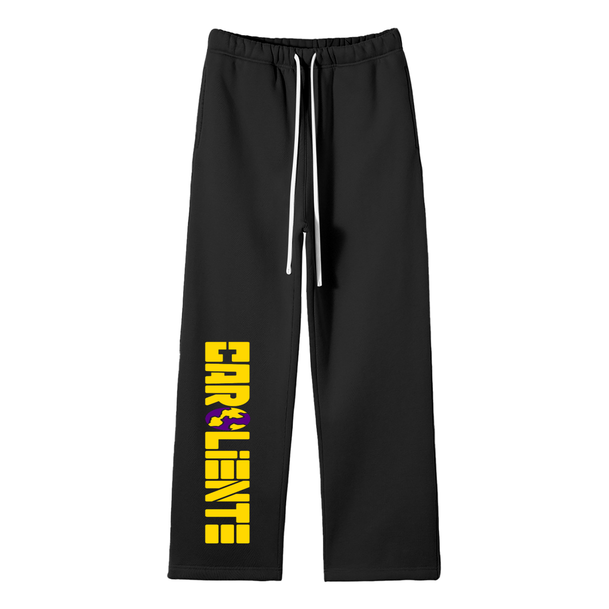 Carolina To The World Fleece Straight Leg Pants ( Purple/Gold)