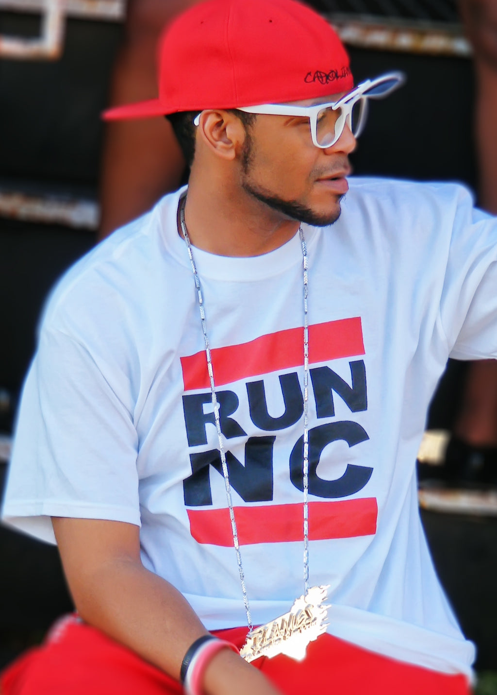 White RunNC Classic T-Shirt
