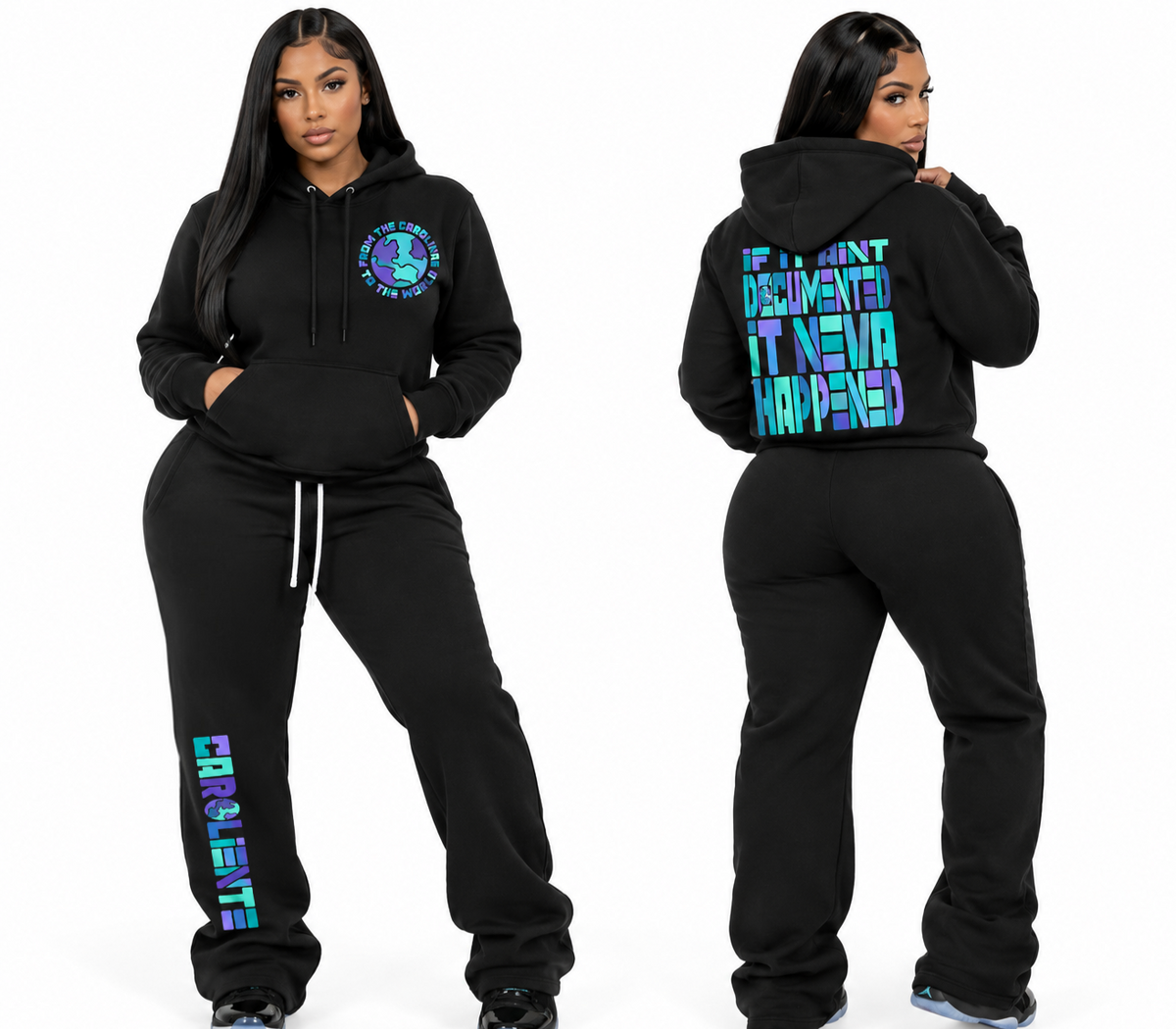 Carolina To The World Fleece Straight Leg Pants (Buzz City)