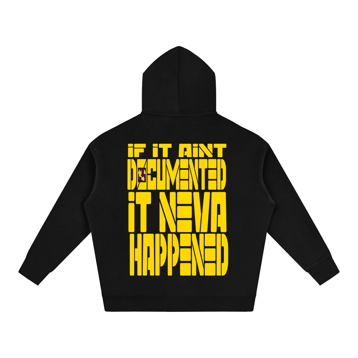 Carolinas To The World Oversize Fleeced Hoodie (Purple/Gold)