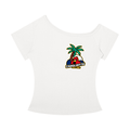 Angry Palmetto Bird Women’s Off-the-Shoulder T-Shirt - Caroliente' CollectonGraphic T-ShirtsCaroliente' Collecton