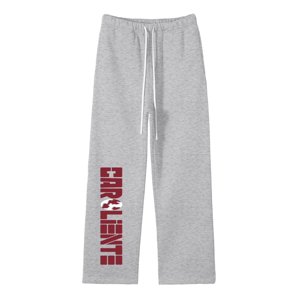 Carolina To The World Fleece Straight Leg Pants ( Maroon/White)