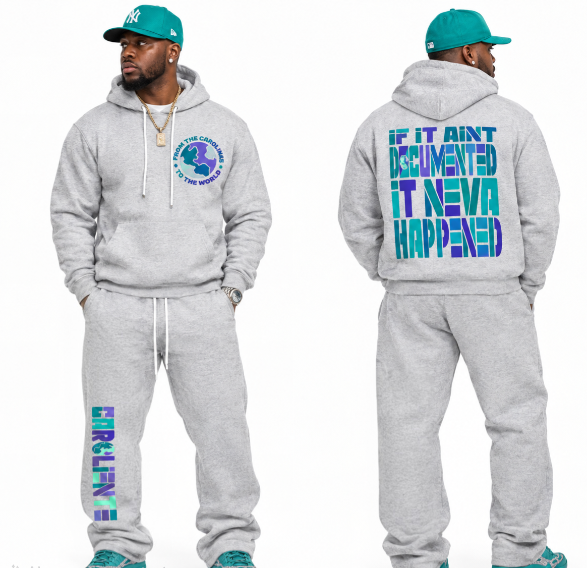 Carolina To The World Fleece Straight Leg Pants (Buzz City)