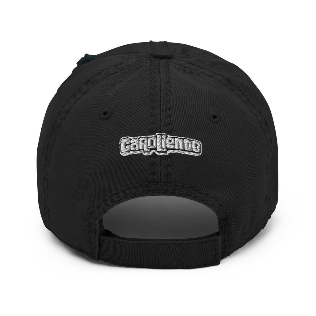 Palmetto Cardinal Distressed Dad Hat - Caroliente' CollectonEMBROIDERYCaroliente' Collecton