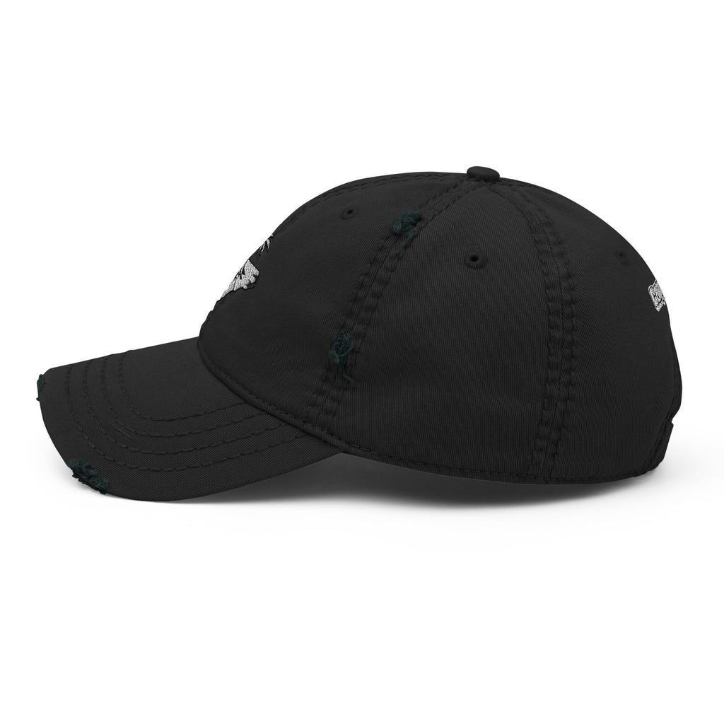 Palmetto Cardinal Distressed Dad Hat - Caroliente' CollectonEMBROIDERYCaroliente' Collecton