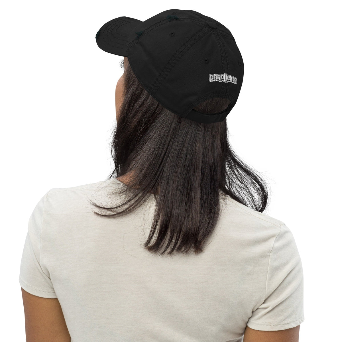 Palmetto Cardinal Distressed Dad Hat - Caroliente' CollectonEMBROIDERYCaroliente' Collecton