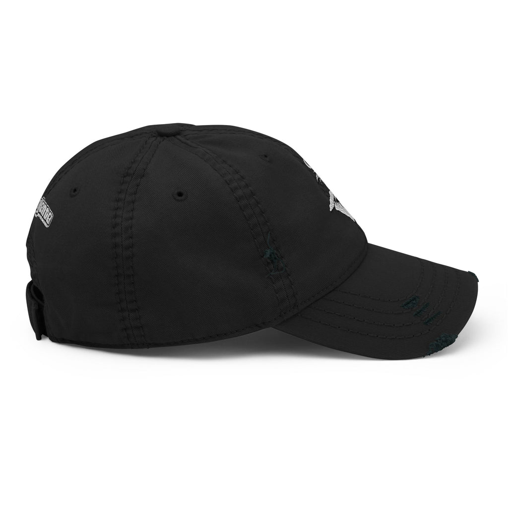 Palmetto Cardinal Distressed Dad Hat - Caroliente' CollectonEMBROIDERYCaroliente' Collecton