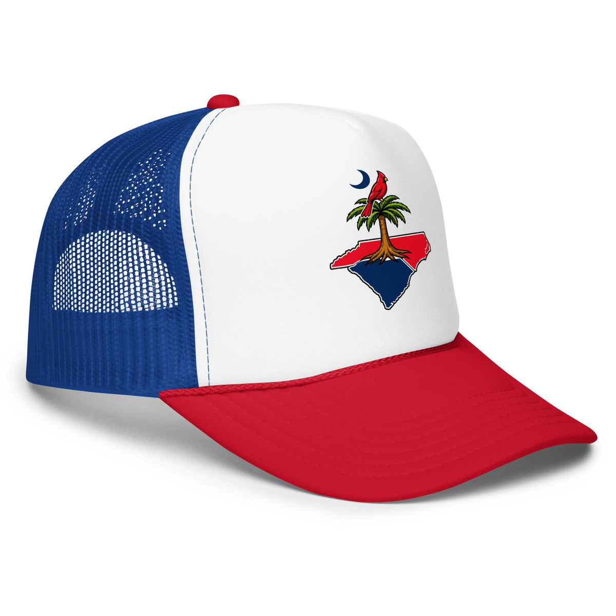 Palmetto Cardinal Trucker Hat - Caroliente' CollectonScreen Print GraphicsCaroliente' Collecton