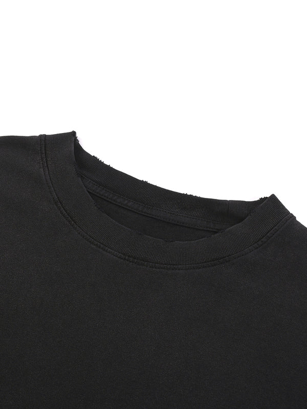 Snow Washed Raw-Hem Palmetto Cardinal Creed T-Shirt - Caroliente' CollectonGraphic T-ShirtsCaroliente' Collecton